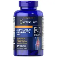 Puritan's Pride , Double Strength Glucosamine, Chondroitin & MSM Joint Soother 120 Caps