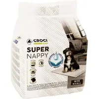 Croci Super Nappy valpunderlägg - L 60 x B 40 cm, 50 st
