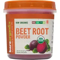 BareOrganics , Ekologiskt rödbetspulver, 8 oz (227 g)