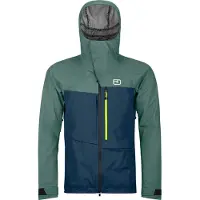 Ortovox - Skidjackor - 3L Ravine Shell Jacket M Deep Ocean för UnisexUll - Storlek L - Grön