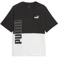 Puma Power Colorblock T-shirt Med Korta ärmar
