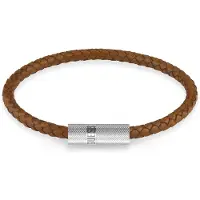 GUESS Blackjack stål-laderarmband brun JUXB03238JWSTORL