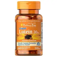 Puritan's Pride Puritans Pride - Lutein 20 mg med Zeaxantin 60 Softgels