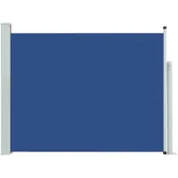 vidaXL Infällbar sidomarkis 140x500 cm blå