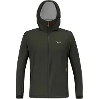 Salewa Puez Aqua 4 Powertex 2,5L regnjacka - dark olive - storlek s