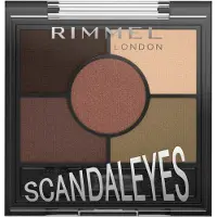 Rimmel Scandaleyes Skugga Palett #002-Brixton Brown 3,80 g