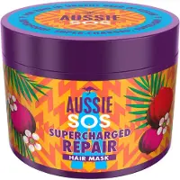 Aussie Hair Sos Supercharged Reparationshårmask 500 ml