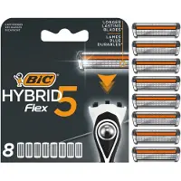 BIC Hybrid Flex 5 rakblad - blister 8 st