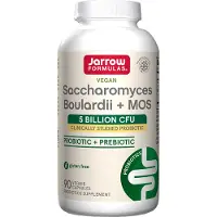 Jarrow Formulas , Vegan Saccharomyces Boulardii + MOS, 5 Billion CFU, 90 Veggie Capsuler
