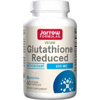 Jarrow Formulas Reducerat veganskt glutation, 500 mg, 60 vegetabiliska kapslar