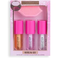 Revolution Kiss & Go Glaze Lip Care Gift Set