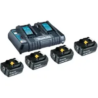 Makita 199483-0 BL 1850B + DC18RD Verktygsbatteri och laddare 18 V 5 Ah Li-Ion