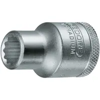 Gedore 12-kantad hylsa 6136810; 1/2''; 5/8''