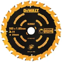 DeWalt Cirkelklinga För Trä 165x20 Mm