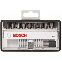 Bosch 25 -delar skruvbitsats Extra Hard; PH; PZ; T; 18 st. + bitshållare
