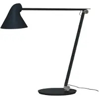 Louis Poulsen Bordslampa , NJP, dimbara, Svart, Vardagsrum, Metall, Design