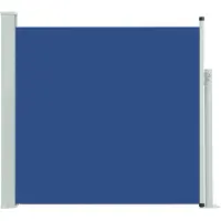 vidaXL Infällbar sidomarkis 170x300 cm blå