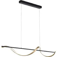 Q-SMART-HOME Smart pendellampa Q-Swing, dimbar, Svart, Vardagsrum / matsal, Aluminium / grå / zink, Modern, Smarta hem pendellampa