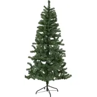 Julgran i konstgjord PVC ALF, klass B, 170 x 90 cm m/LED-ljus NORDIC WINTER (780-105)