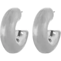 Edblad Chunky hoops silverfärgad 126754