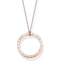 Thomas Sabo Sparkling circles rose halsband KE1877-416-14-L90