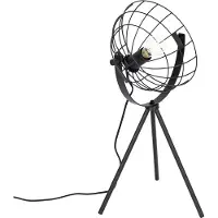 QAZQA Industriell bordslampa med stativ svart justerbar - Hanze