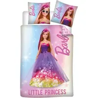 Licens Barbie sängkläder - 100% bomull - Junior sängset 100x140 cm - Little Princess