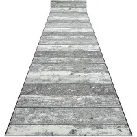 Rugsx Löpare anti-halk 57 cm Trä, styrelse grå 57x100 cm