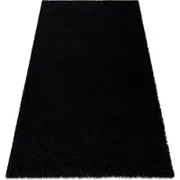 Rugsx Matta SOFFI shaggy 5cm svart 80x150 cm