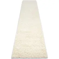 Rugsx Matta, Löpare SOFFI shaggy 5cm kräm - för kök, korridor och hall 70x200 cm