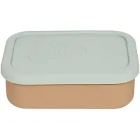 OYOY Matlåda - Yummy+ - Small - 700 ml - Green/Camel - - One Size - Matlåda