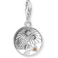 Thomas Sabo Charm Club Charmista Enjoy camping moon and star silver berlock 2060-473-7