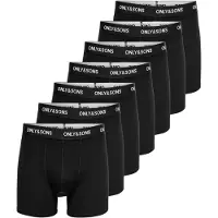 Only & Sons Boxershorts 'ONSFitz' svart / vit