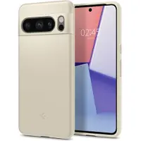 Spigen Thin Fit, skal, Google, Google Pixel 8 Pro, 17 cm (6,7"), Beige