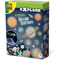 SES Creative - Solsystemet - Självlysande - - One Size - Dekoration