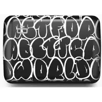 Ögon Designs ÖGON Smart Case Oslo Graffiti plånbok