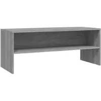 vidaXL TV-bänk grå sonoma 100x40x40 cm konstruerat trä