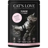 Cat's Love 12 x 85 g - Junior Kyckling