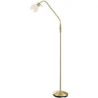 LINDBY Golvlampa , ELAINA, Guld / mässing, Vardagsrum, Metall, Modern