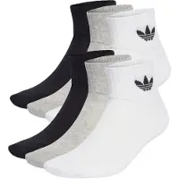 Adidas Originals 6-Pack Quarter Socks, vit