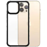 PanzerGlass ClearCase antibakteriellt Military Grade fodral för iPhone 13 Pro Max - klart och svart