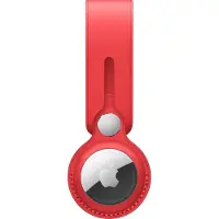 Apple Original AirTag Leather Loop - Röd