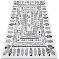 Rugsx Matta FUN Teepee för barn, Indisk, ram kräm 140x190 cm