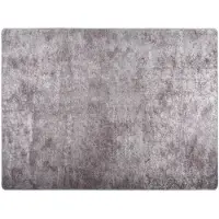 vidaXL Matta tvättbar grå 400x300 cm halkfri