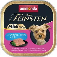 Animonda Adult Mini 32 x 100 g - Fjäderfä, lax & dill