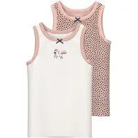 Name it Linne - Noos - NmfTank Topp - 2-pack - Kväll Sand - - 2 år (92) - Linne
