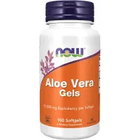 Now , Aloe Vera Gel, 100 Myggor (50 mg per Mygga)