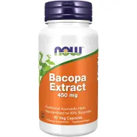 NOW,NOW Foods,NOW,NOW Foods , Bacopa Extrakt, 450 mg, 90 Veg Kapslar