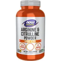 Now Sports Arginine & Citrulline Powder 12 oz (340 g)