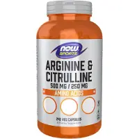Now Arginin & Citrullin 500/250 mg